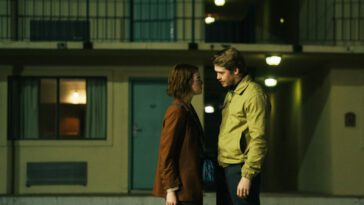 Emma Stone and Joe Alwyn in a scene from Kinds of Kindness