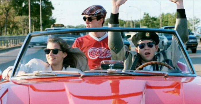 (R-L) Mia Sara, Alan Ruck and Matthew Broderick in 'Ferris Bueller's Day Off' (1986)image curtesy of Paramount Pictures