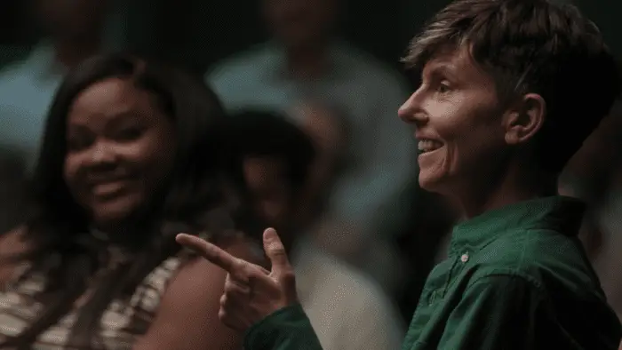 Tig Notaro recounts various stories about mental health to other comedians and an audience.